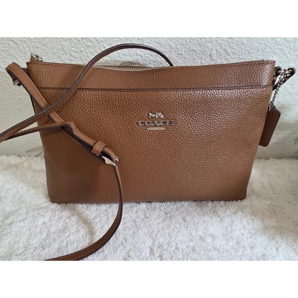 Coach Journal Crossbody Leather Bag - Picture 1 of 9